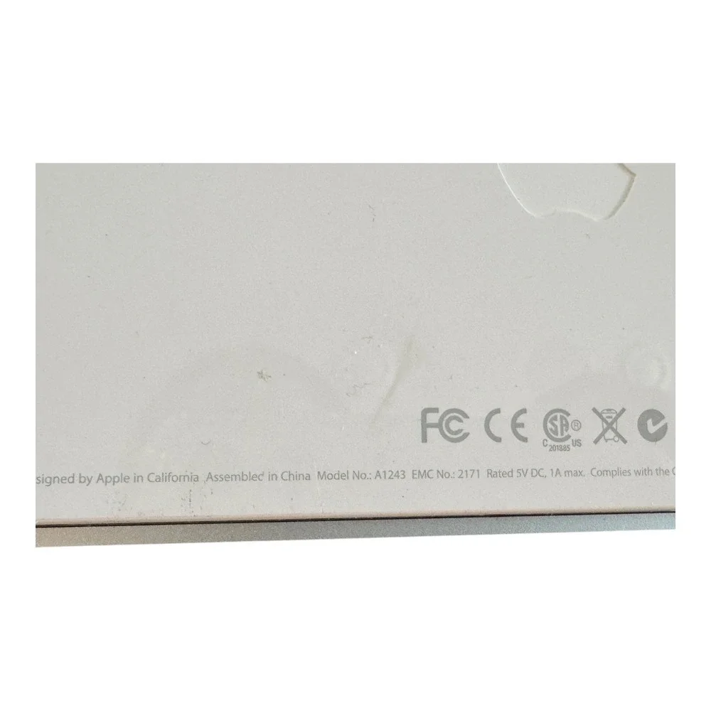 A1243 Apple USB Wired Keyboard Aluminum with Numeric Keypad MB110LL/A No. 2171